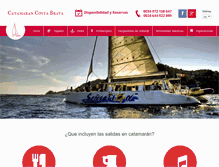 Tablet Screenshot of catamaran-costabrava.com